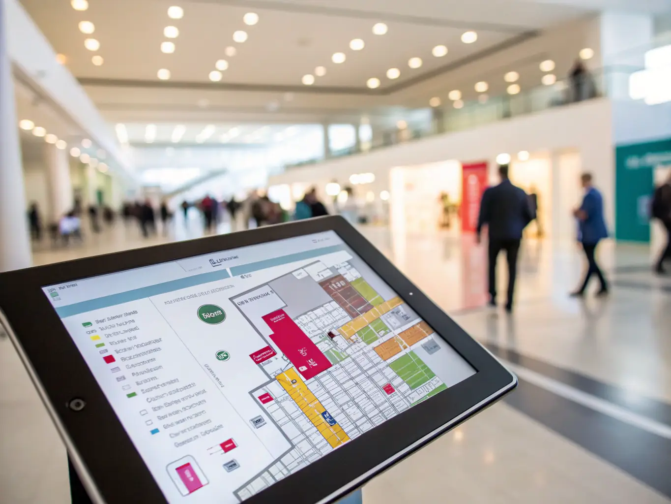 A map showing the conference venue and nearby accommodations, restaurants, and transportation options. The map is clear and easy to navigate, helping attendees find their way around.